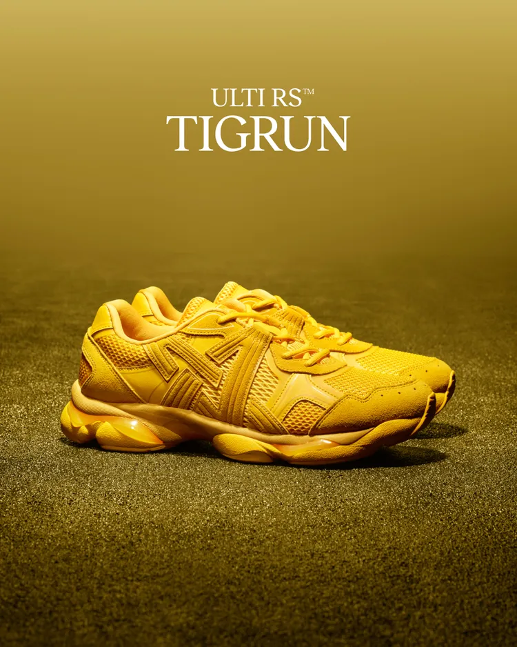 全新TIGRUN鞋款外觀融合復古輪廓與現代元素。品牌提供