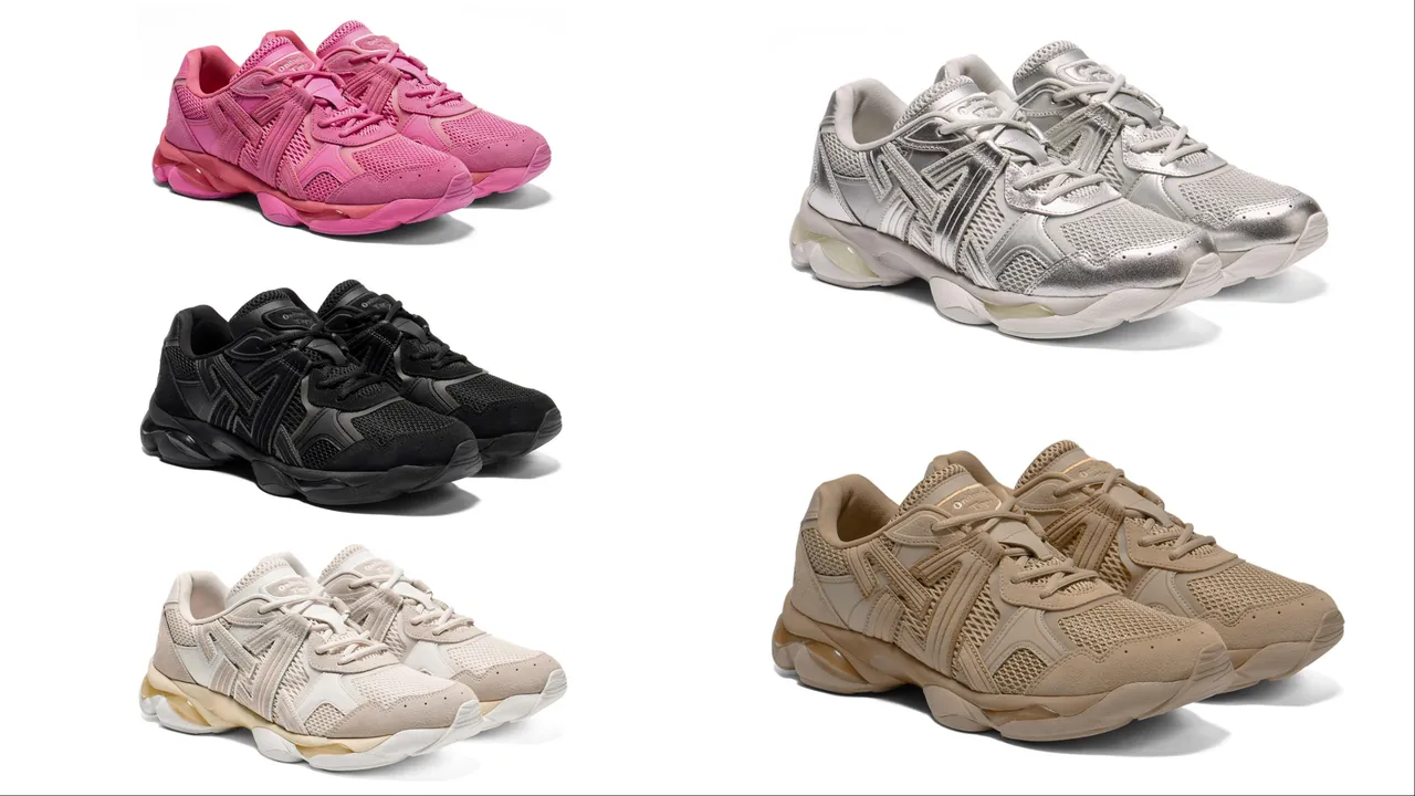 Onitsuka Tiger鬼冢虎TIGRUN鞋款,各7880元。品牌提供