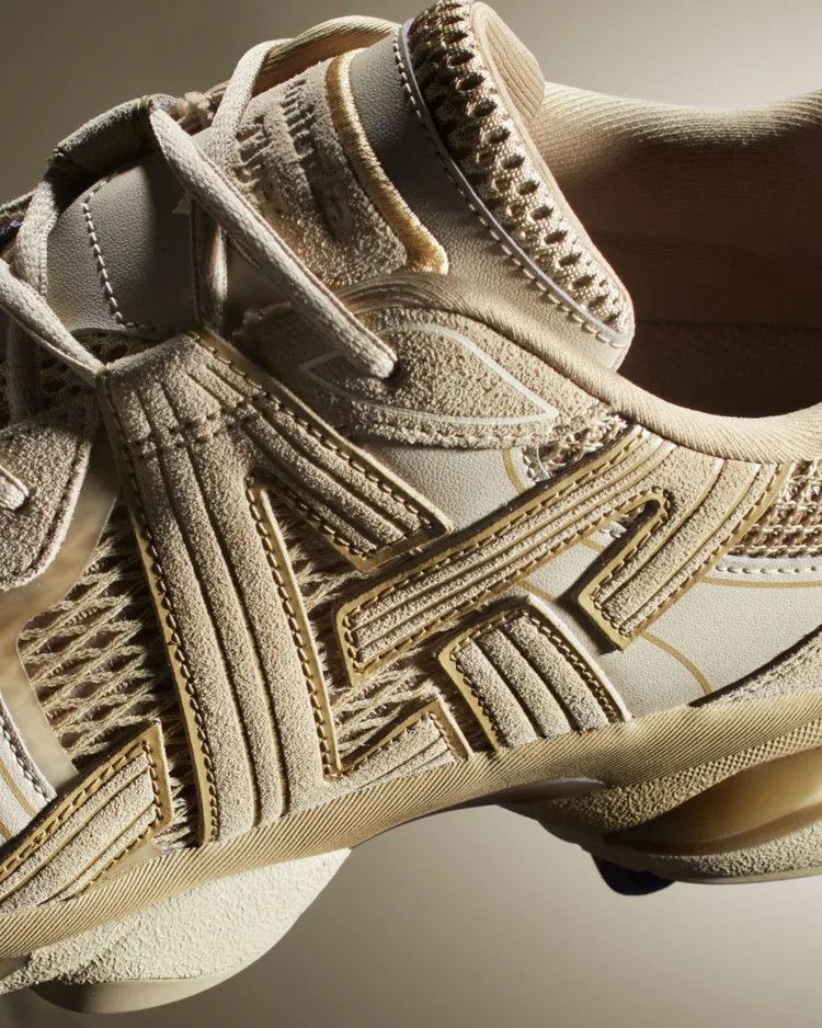 鞋面採用雙層網布結構並搭配全新虎爪紋設計。品牌提供