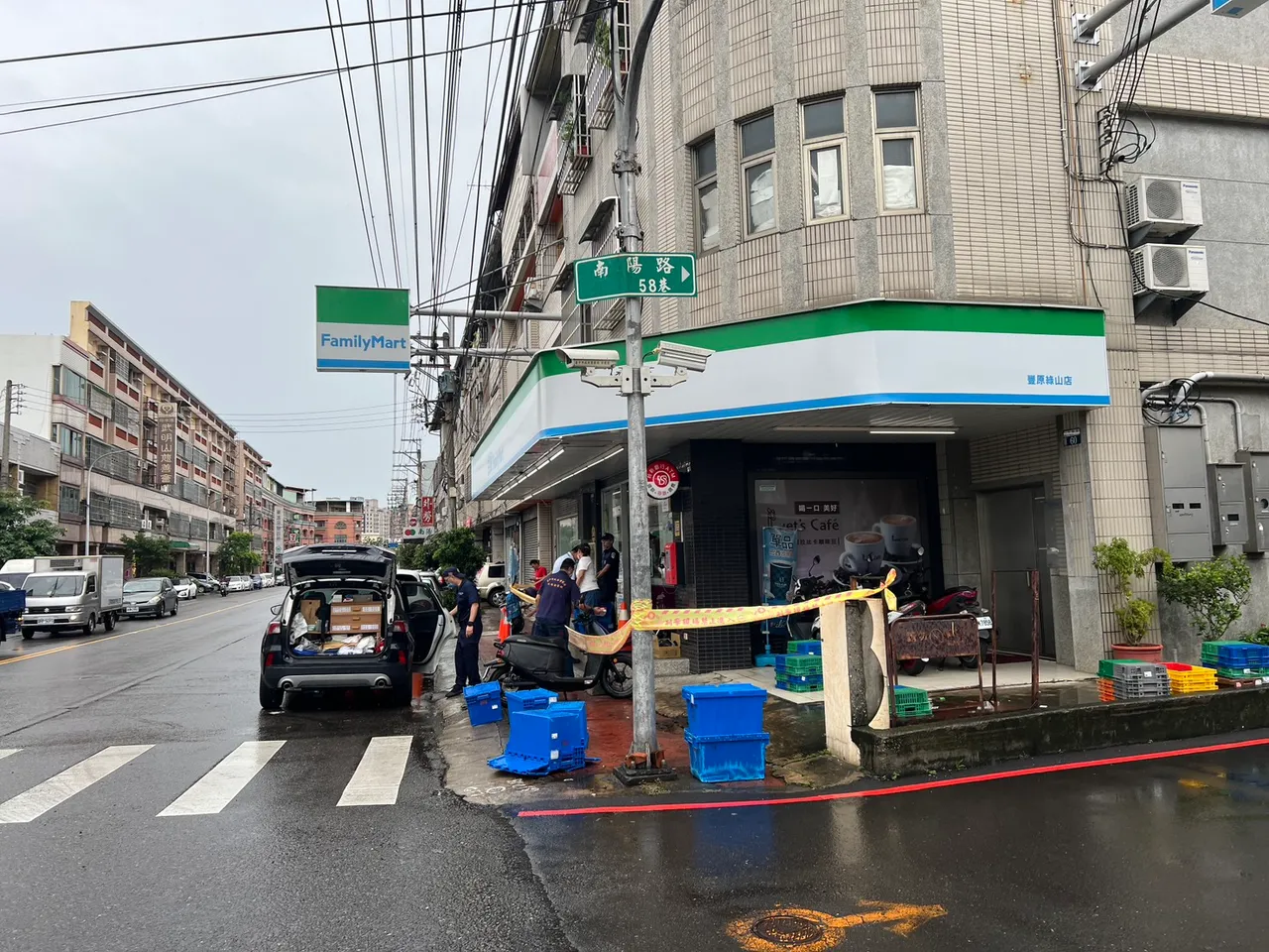 案发超商。民众提供