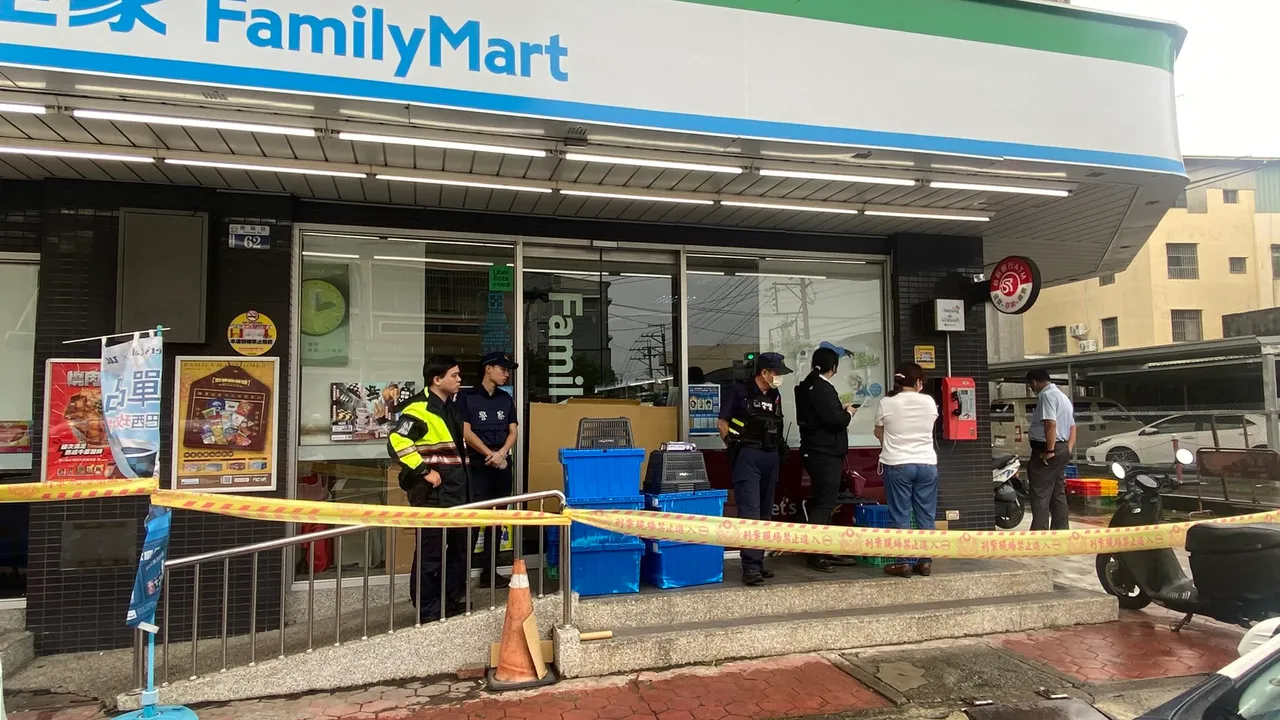 丰原南阳路全家超商发生杀人命案。民众提供
