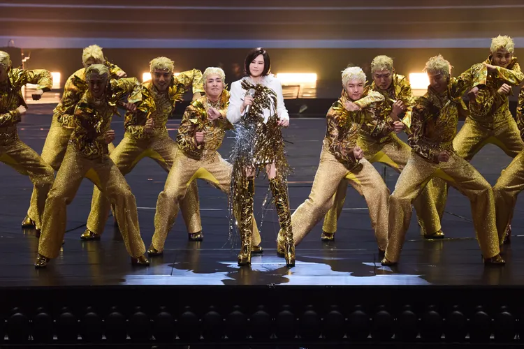 江蕙昨在台北小巨蛋開唱。寬宏藝術提供