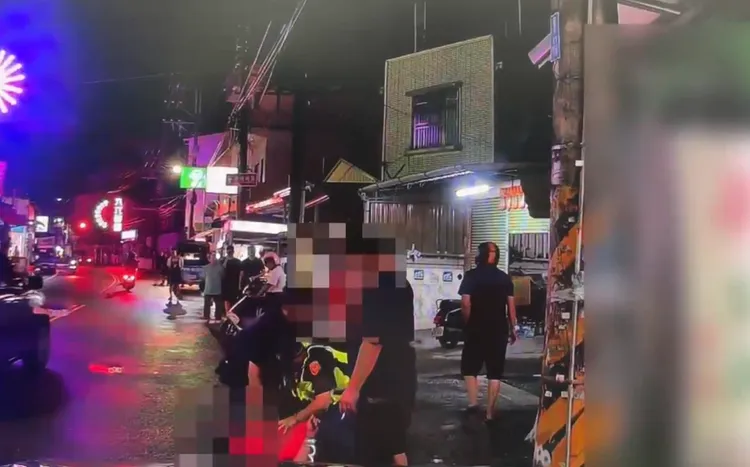 兩名工作同事酒後起糾紛，吳男竟刺傷對方。翻攝畫面