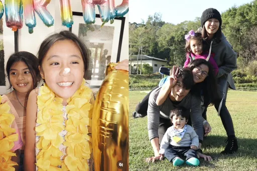 咘咘10歲了!賈靜雯好感動 生日願望要妹妹自己睡