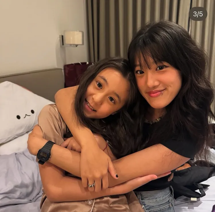 梧桐妹向妹妹告白永遠愛她。翻攝自梧桐妹IG