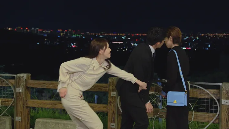 徐千京戲裡醋勁大發害了自己。民視提供