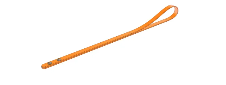 磁吸式斜背背帶可快速拆裝，搭配iPhone 17保護殼使用。Majinbu官網