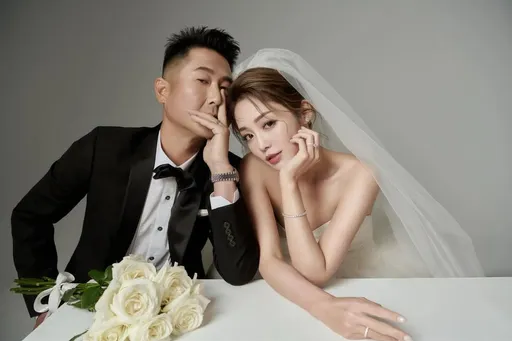 林千又曬絕美婚紗博士夫終於摘墨鏡!他無遮掩耍酷 她:終於幸福了