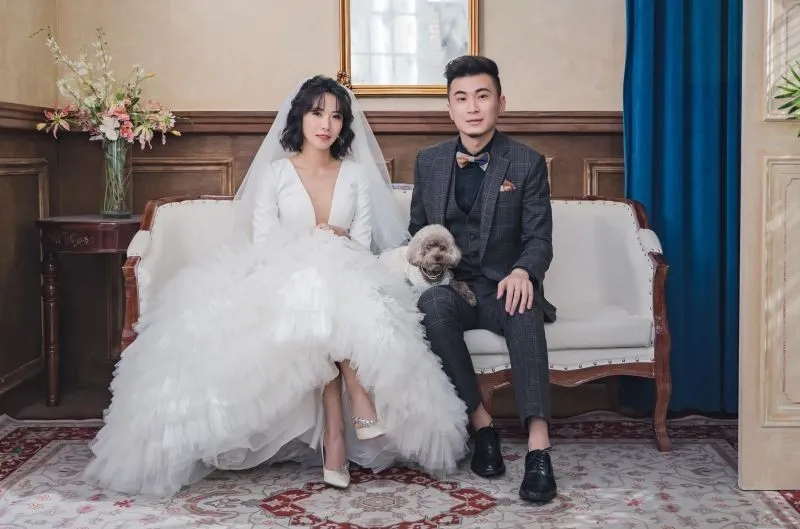大牙和结婚5年老公阿廖师离婚。资料照片
