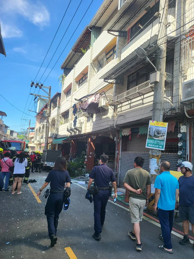 這起氣爆案造成1人全身70%燒燙傷，送醫急救。民眾提供