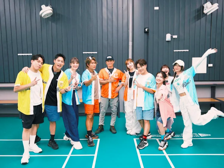 《綜藝一級棒》主持人許志豪、陳孟賢登《飢餓遊戲》。中視提供