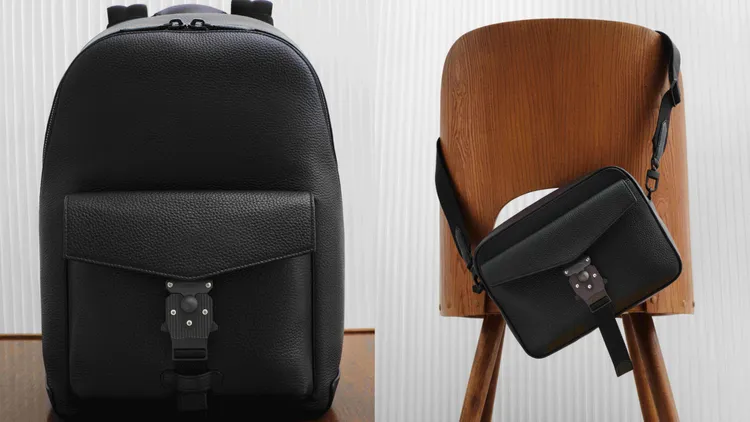 MONTBLANC Grian系列 M-LOCK 4810後背包（左圖）7萬6300元、信差包（右圖）6萬1100元。品牌提供