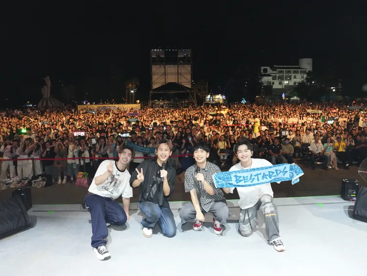 樂團理想混蛋在澎湖開唱。澎管處提供 