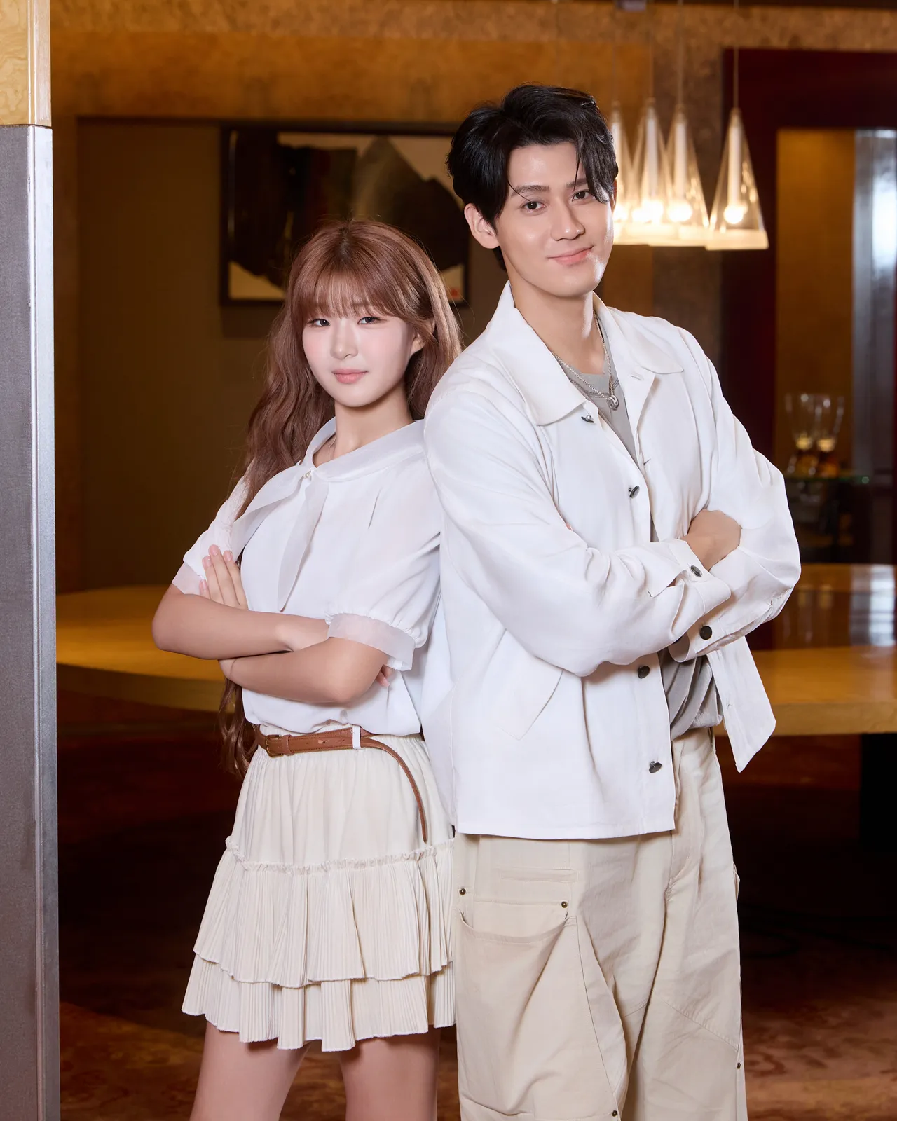 SeoEVE(左)赞李玉玺是又帅又厉害的前辈。FU Entertainment提供