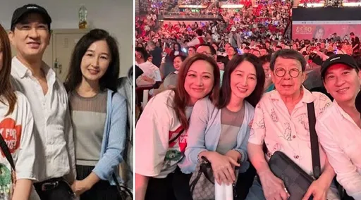 張家輝瘋傳與22年老婆關詠荷離婚!她勾他手難得露臉放閃