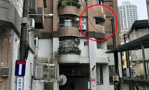 台中7旬翁12楼坠落缠3楼外墙电线惨死 悚!邻居吓坏了