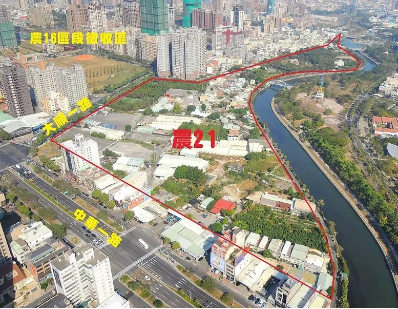 农21未来规划将采区段征收。高市府提供