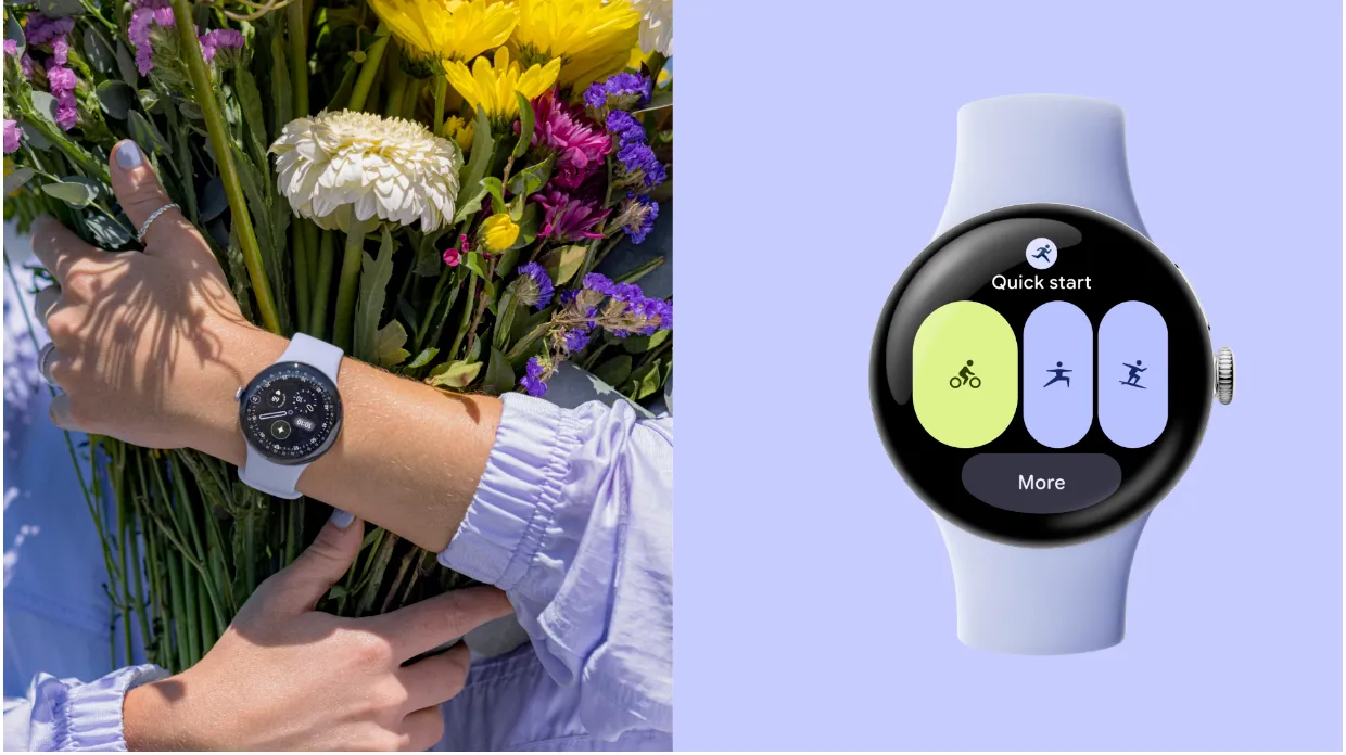 透過全新的Material 3 Expressive設計語言,Pixel Watch 4螢幕畫面更加生動。Google官網