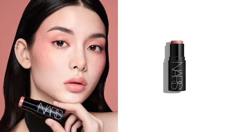 NARS高調炫色眼頰棒亞洲推薦色#Orgasm Crave。品牌提供