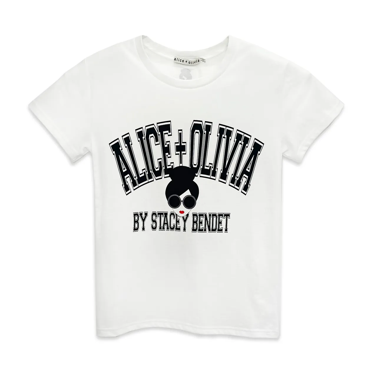 alice + olivia 信义微风A3独家Stacey Face娃娃短袖上衣,7500元。品牌提供