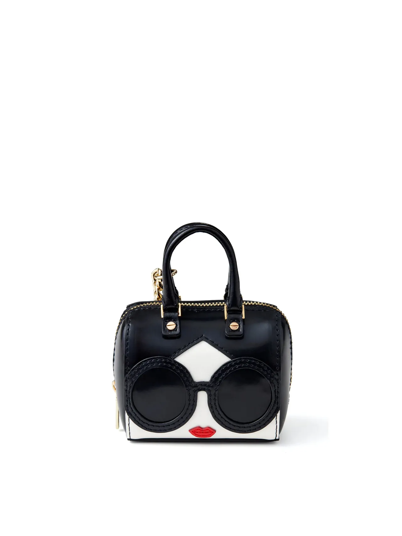 alice + olivia STACEFACE娃娃迷你波士顿钥匙包,4800元。品牌提供