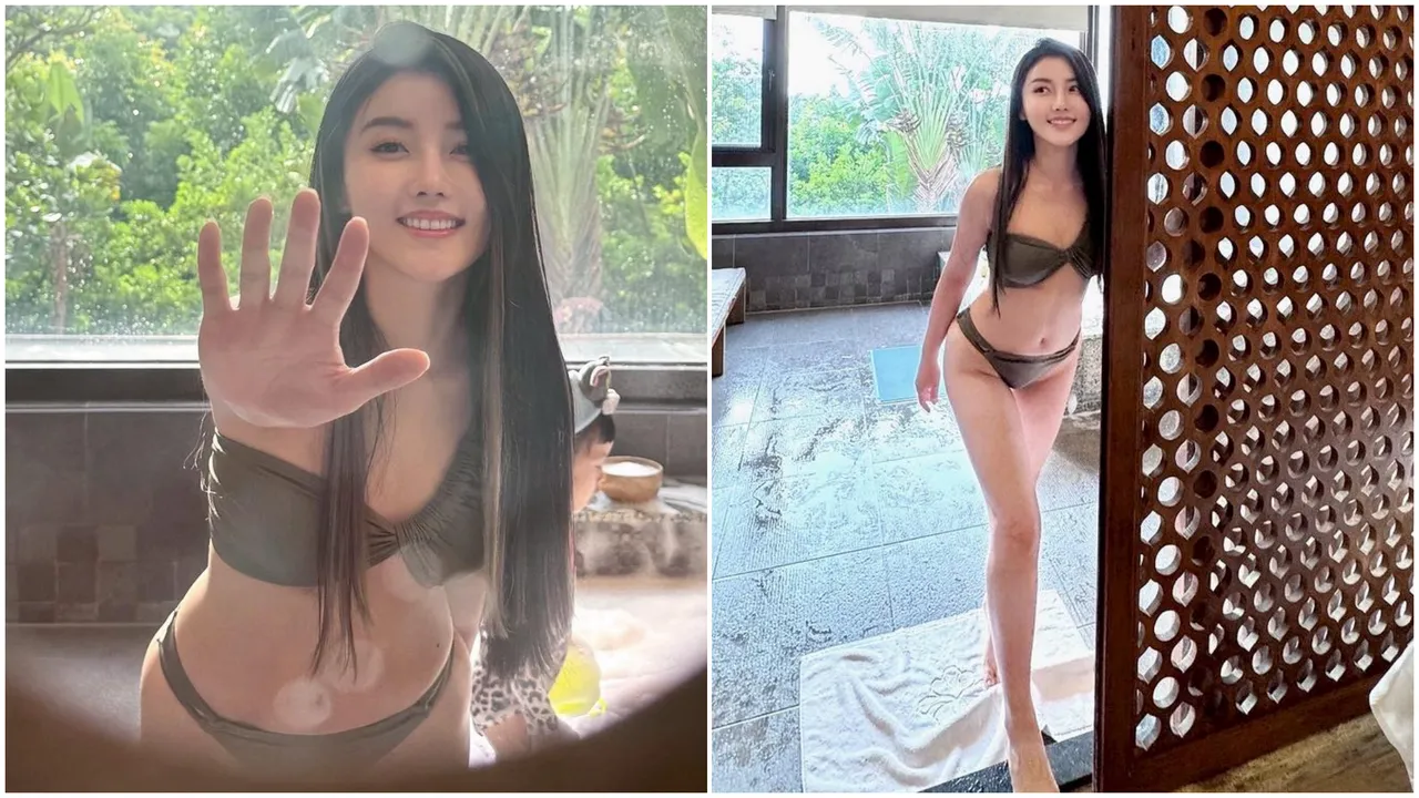 营养师高敏敏近日在高雄度假,辣晒比基尼美照。翻摄自高敏敏脸书