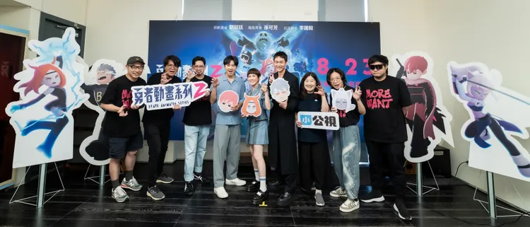 《勇者動畫系列2》製作團隊大合照。小公視提供