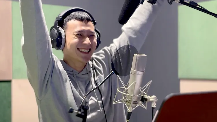 劉冠廷配音時也很激動。小公視提供