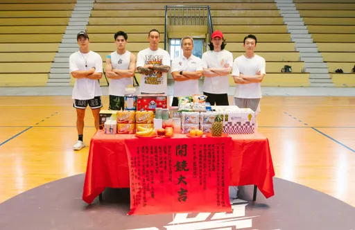 王陽明籃球實境秀兼製作人 張懷秋、禾浩辰、章廣辰、李齊開打