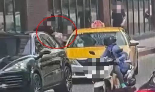 大安區街頭家暴!運將當街對女友掐脖 警循線逮人送辦