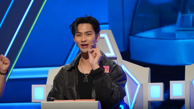 FEniX夏浦洋家中開麵店，答題時卻敗給「麵」，遭林美秀虧家裡不是開麵店。公視台語台提供