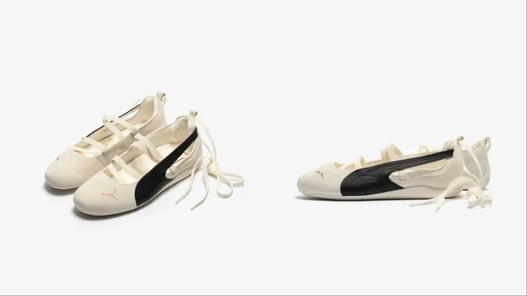 PUMA x ROSÉ 聯名系列Speedcat Ballet鞋款，2780元。品牌提供