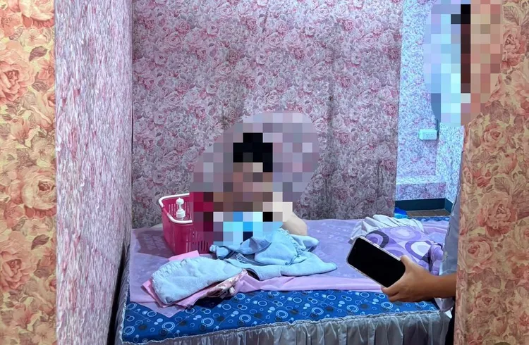 現場查獲性交易。第二警分局提供