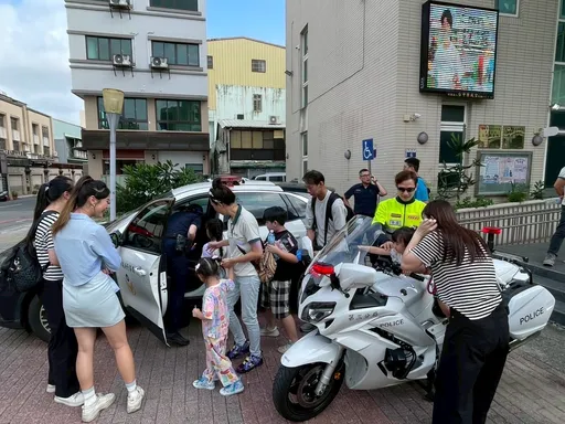 台中警协青商会办「小小警察体验营」 来个完美暑假收尾!