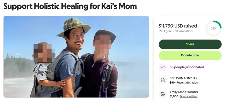 目前募資只有23％。翻攝自募資平台