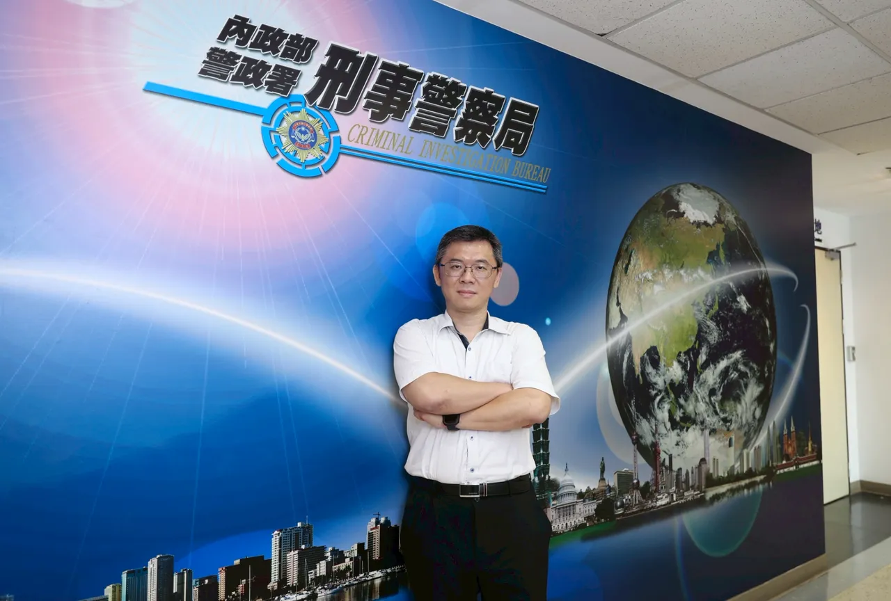 刑事局预防科科长庄明雄。彭欣伟摄