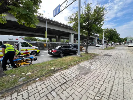 出事了!台中8旬老妪路上遭宾士狠撞 送医宣告不治
