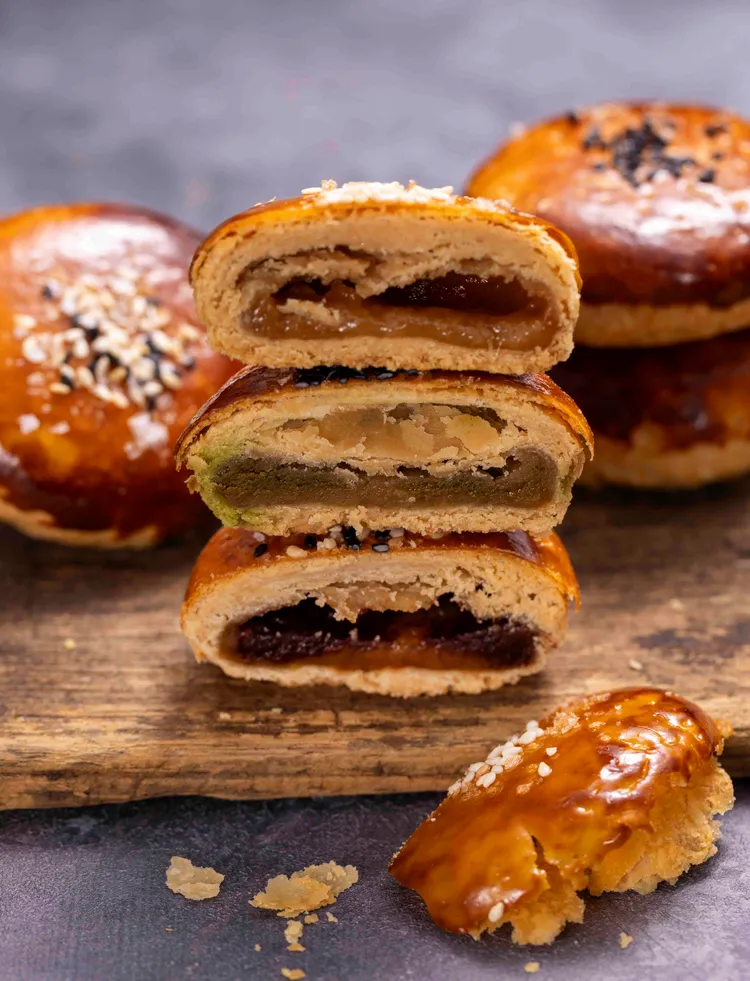 甜燒餅香甜飽滿的風味就像是在品嘗法式甜點。業者提供