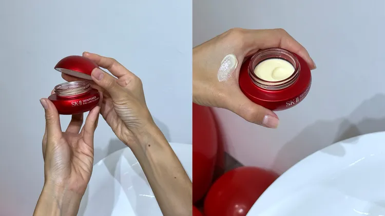 SK-II肌源賦能撫紋眼霜，15g／3350元。張家玲攝