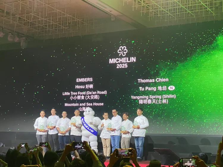 主打環保永續的綠星評鑑這次摘星餐廳則由台中地坊Tu Pang等獲得。莊偉祺攝