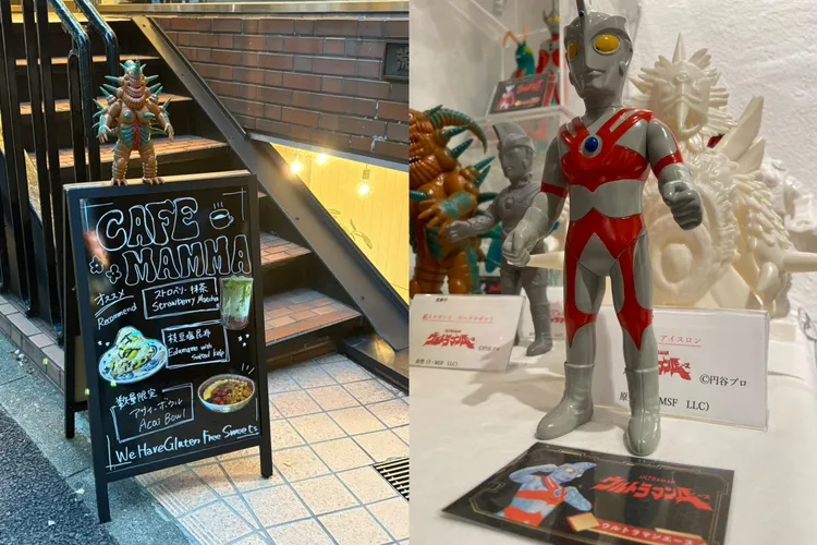 日本東京「cafe まんま」固定每月2次展出奧特曼新作品發售，當然也包括鍾穀龍醉心繪製的卡牌。鍾穀龍提供