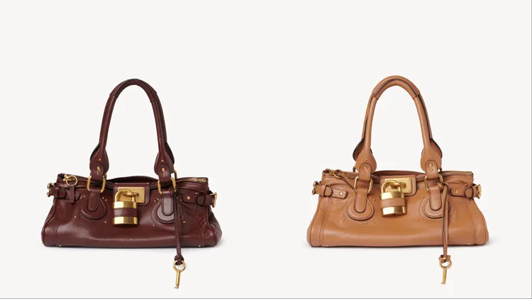 Chloé Paddington鎖頭包，各8萬9900元。品牌提供