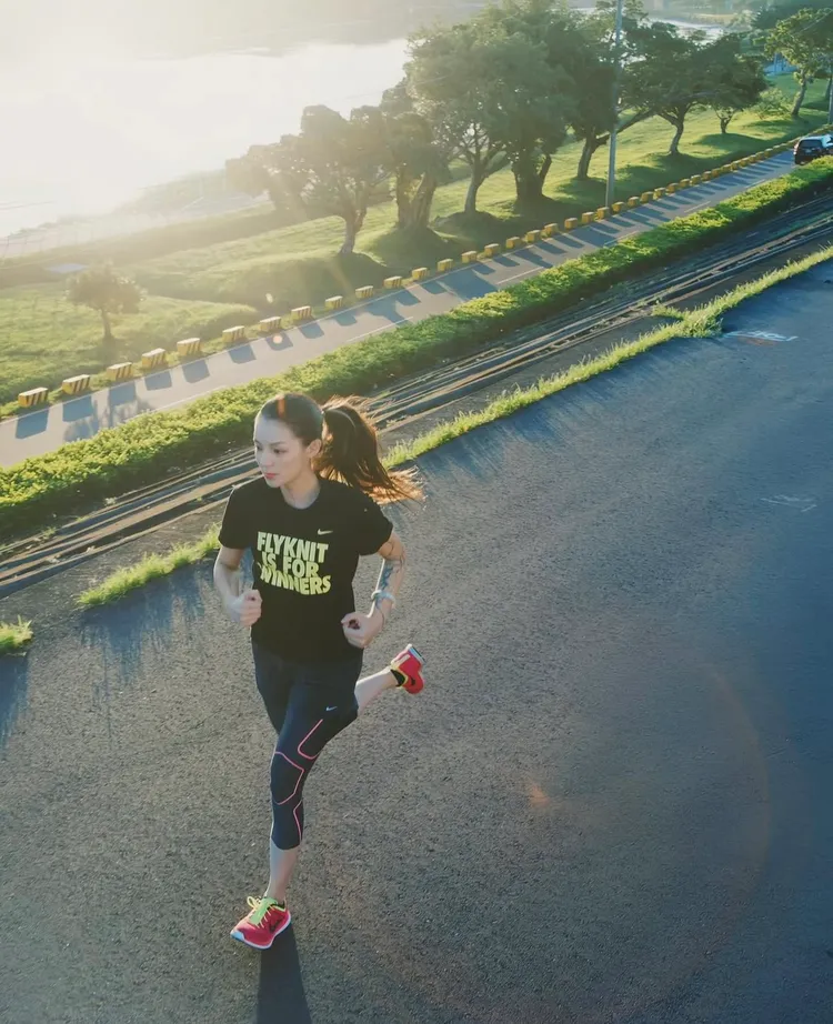 歐陽靖許願能更重回馬拉松賽道。翻攝自歐陽靖IG