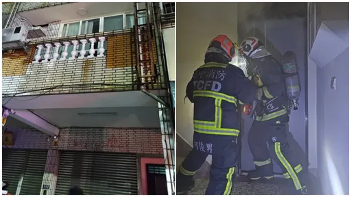 台中套房火災 男女陳屍房內!鄰居:聽見女生喊救命