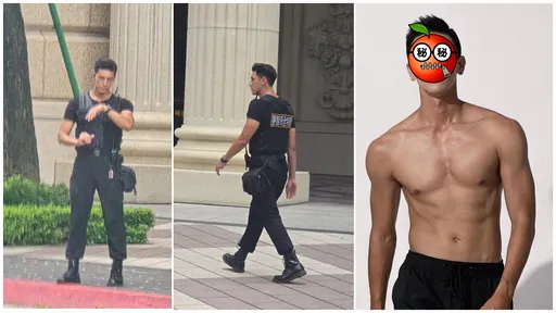 豪宅惊见「超帅保全」 身分曝光!竟是PTT天菜排长