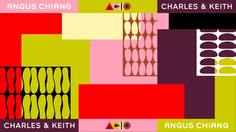 Angus Chiang將包款與鞋履的邊角料轉化為層次豐富的視覺藝術。品牌提供