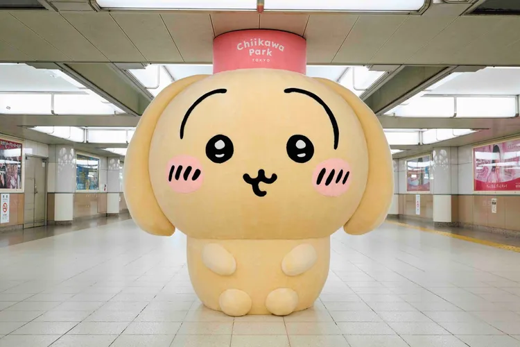 JR池袋站烏薩奇。翻攝自吉伊卡哇樂園官方X