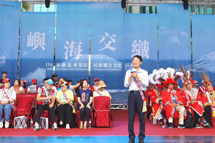 陳純敬出席致詞同時宣布好消息，新北市政府本週已正式在三峽區動工興建首座原民歲時祭儀廣場，總經費 3,070 萬元，預計明年就可完工啟用。原民局提供