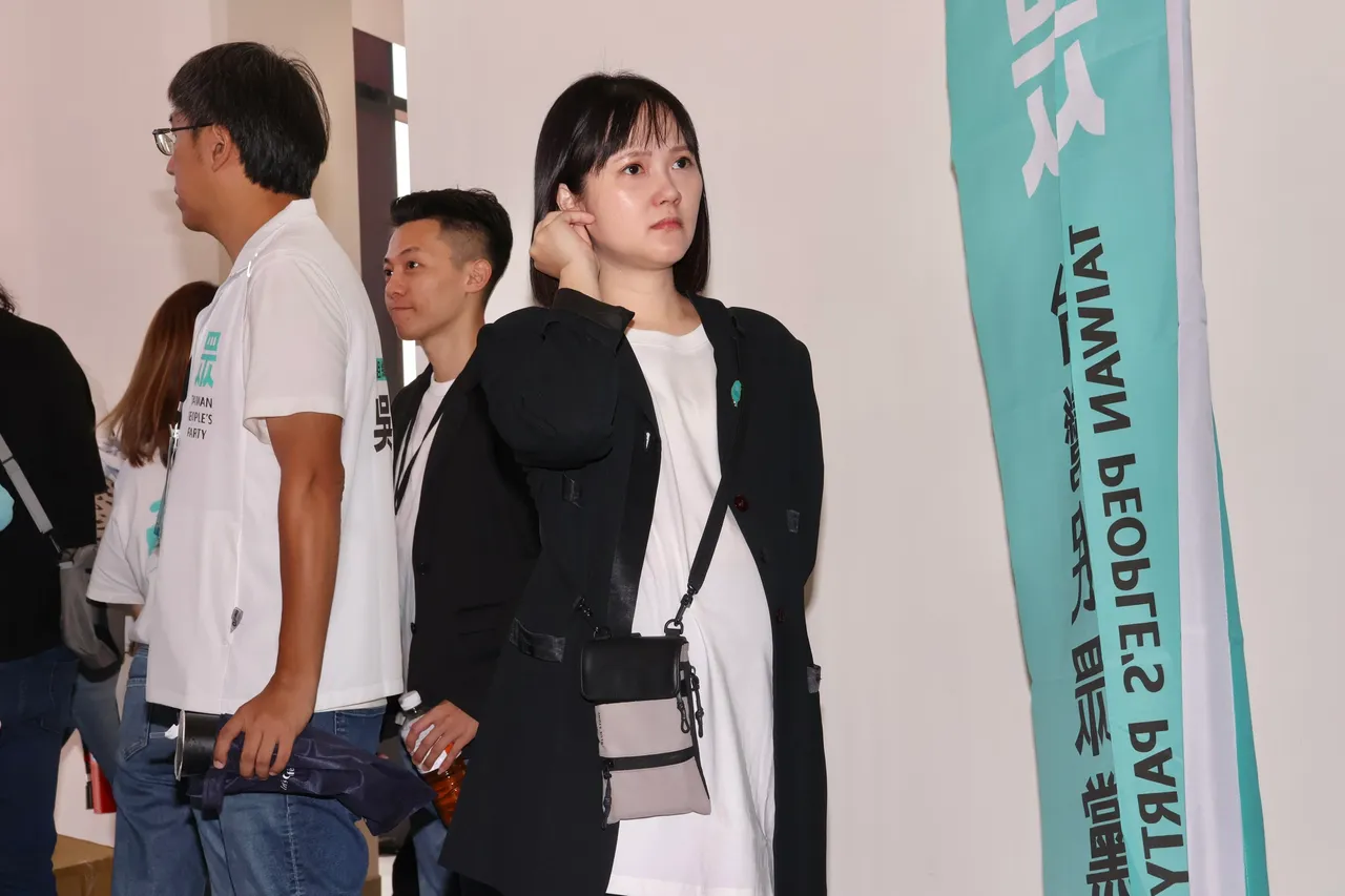 民众党发言人吴怡萱。庄宗达摄