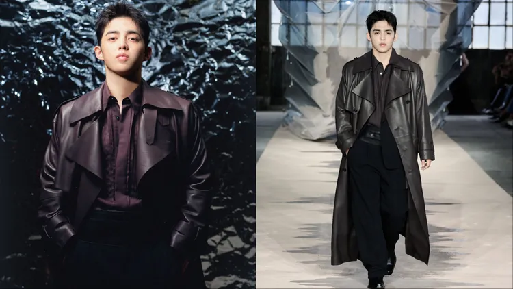 S.COUPS以模特身分壓軸上伸展台。品牌提供